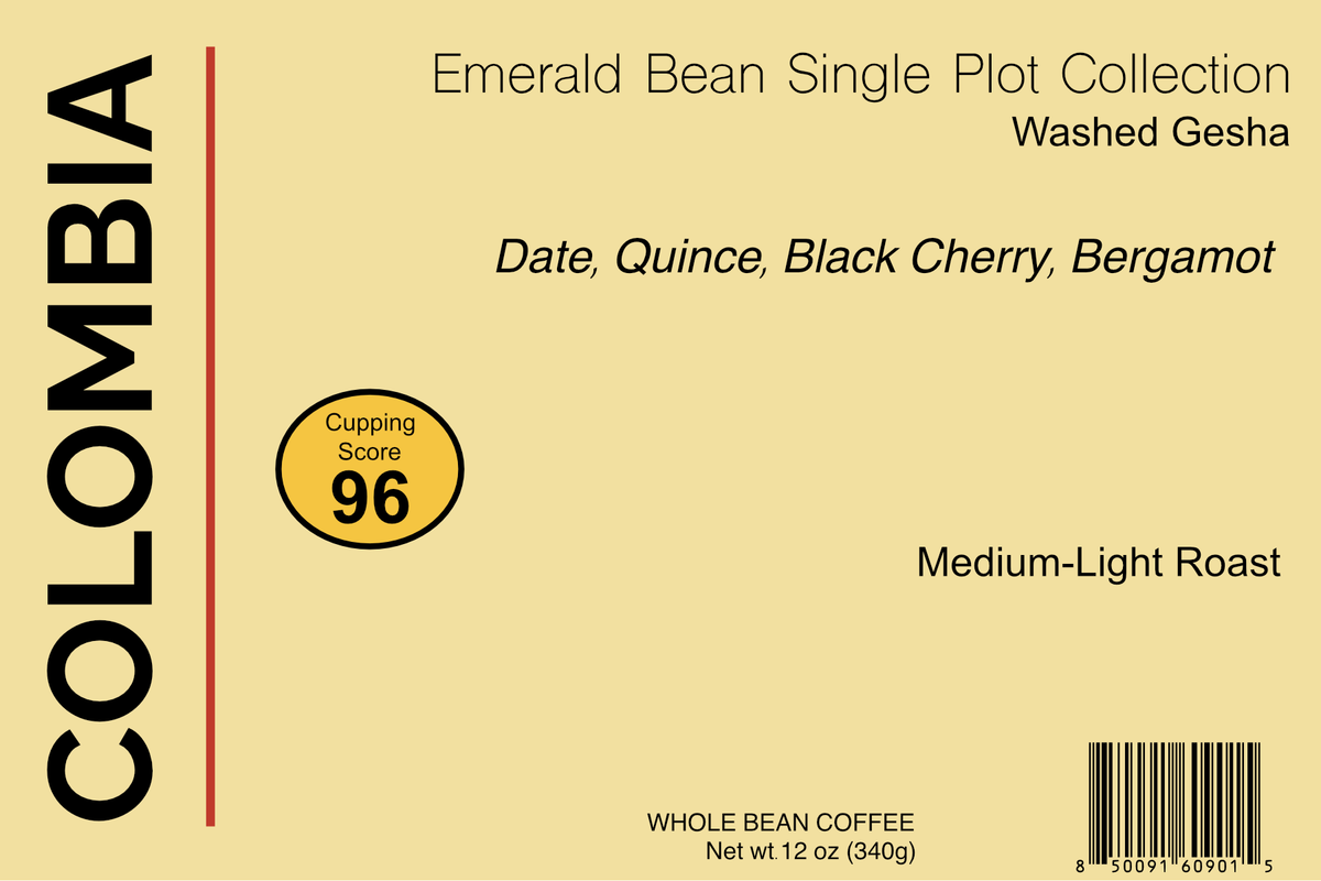 Colombia - Emerald Bean Single Plot Collection Gesha