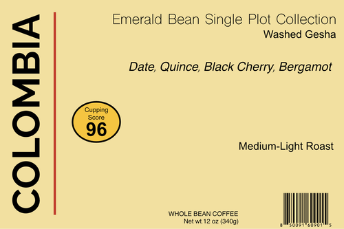 Colombia - Emerald Bean Single Plot Collection Gesha