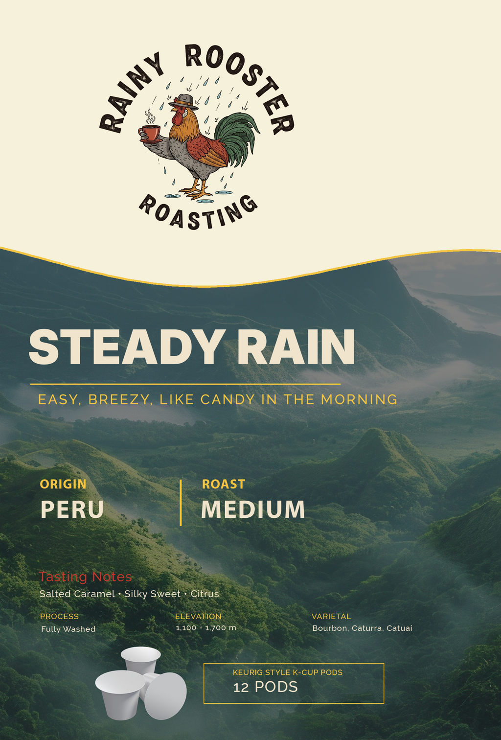 Steady Rain Pods (Peru single-origin)